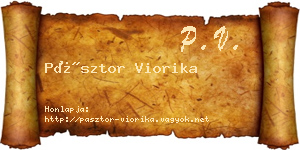 Pásztor Viorika névjegykártya